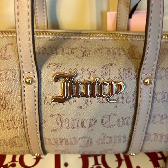 Juicy Couture Cream Mini Bag with Gold Hardware - Picture 3 of 6